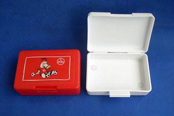 供应卡通饭盒 椭圆形儿童饭盒 保鲜盒饭盒 塑胶饭盒