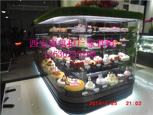 供应陕西哪里有样品柜和蛋糕制冷柜卖、陕西面包展示柜厂家定做与直销。