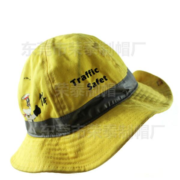 东莞市儿童安全帽黄色安全渔夫帽盆帽厂家