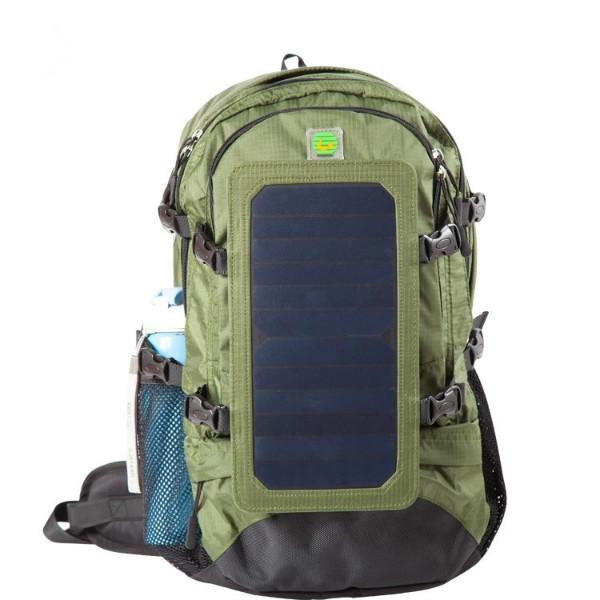 供应休闲多功能野营太阳能充电板背包，涤纶材料，型号GSE-602图片