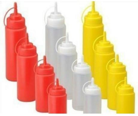 佛山协锐厂家批发塑料挤酱瓶沙拉瓶番茄酱瓶可定制