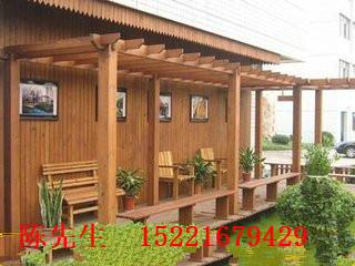 供应柳桉木栏杆扶手，柳桉木葡萄架，柳桉木板材厂家---上海裕景木业