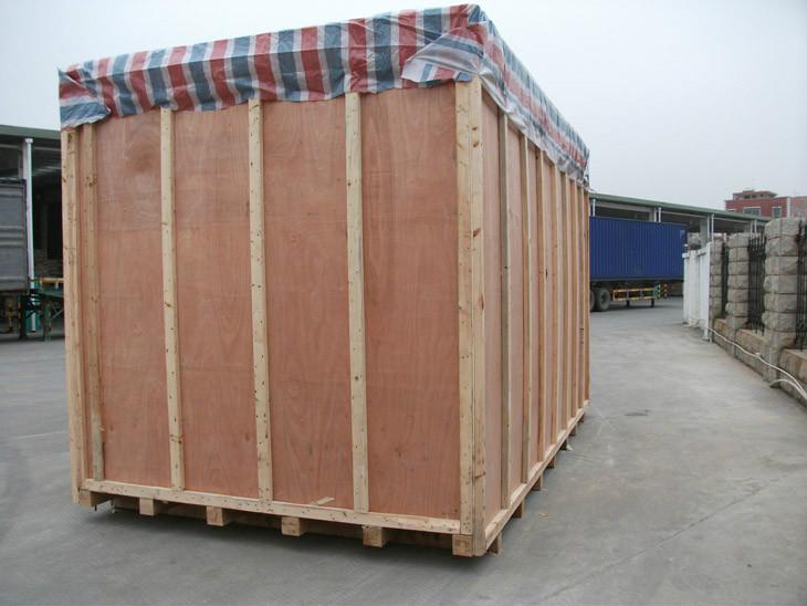 苏州大型机械打包木箱吴江设备包装厂真空出口免熏蒸木托盘胶合栈板图片