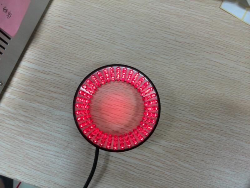 供应LED灯45度照射 LED三排红色环形光源 机器视觉光源方案配置