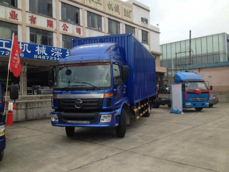 供应福田欧马可单排4米2厢式轻卡货车图片